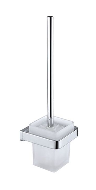 Omnires Lugano scopino wc avvitato cromo-vetro LU30620CR