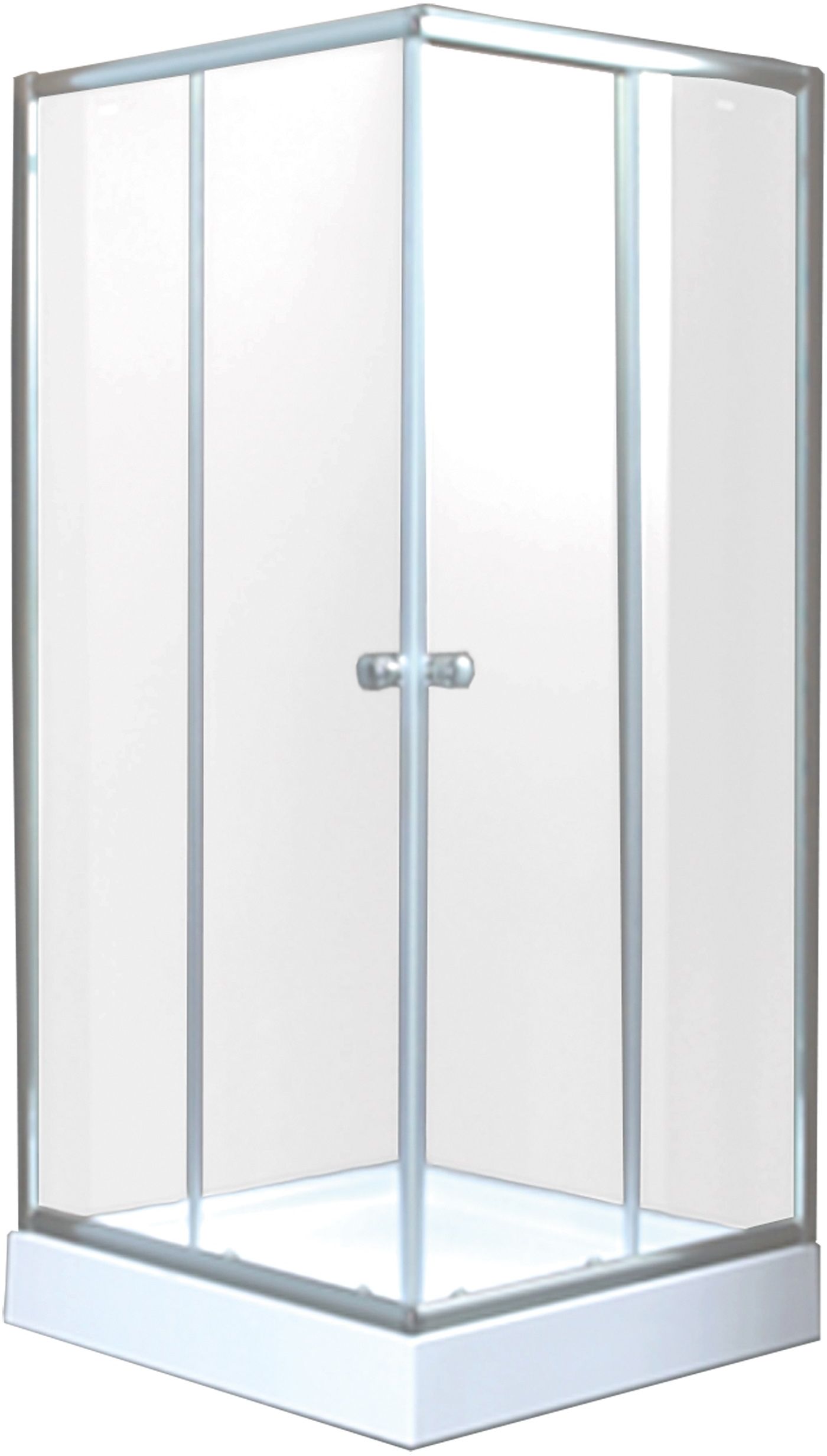 Invena Parla box doccia 90x90 cm quadrato cromo lucida/vetro trasparente AK-48-195