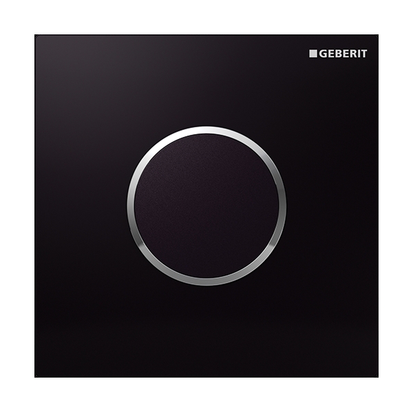 Geberit Sigma placca di comando per orinatoio cromo lucido-nero 116.025.KM.1