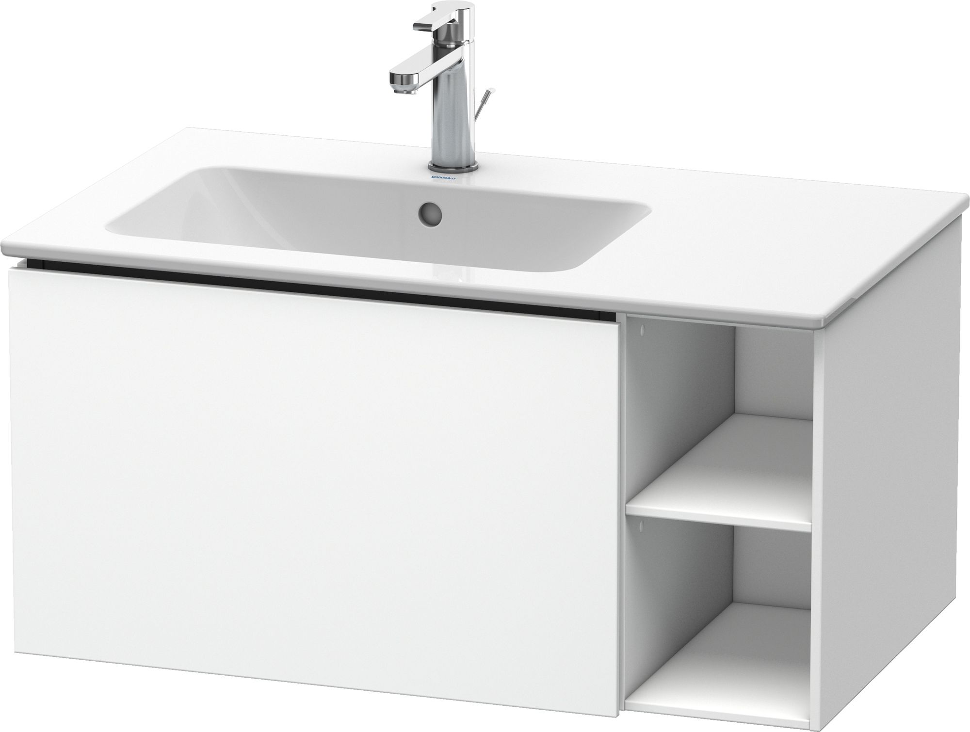 Duravit L-Cube armadietto 82x48.1x40 cm sottolavabo sospeso bianco LC619101818