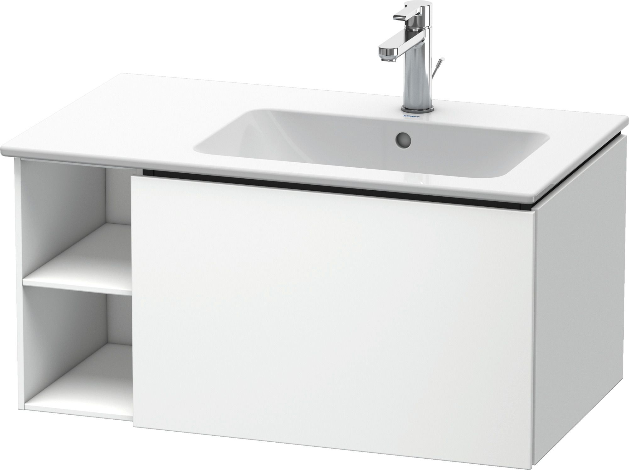 Duravit L-Cube armadietto 82x48.1x40 cm sottolavabo sospeso bianco LC619201818