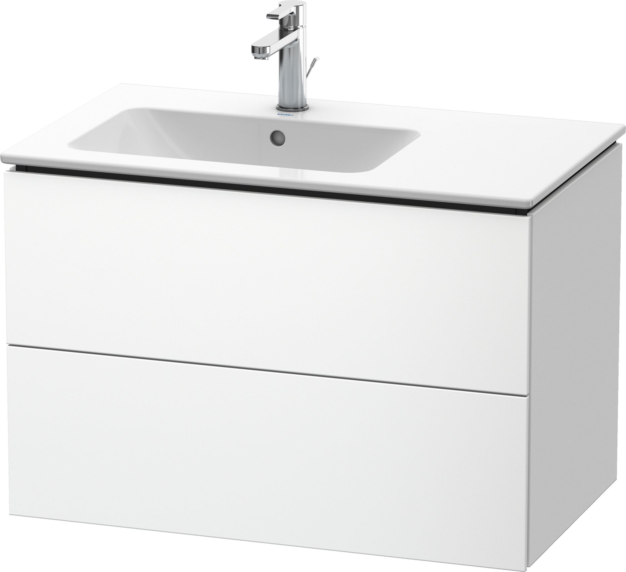 Duravit L-Cube armadietto 82x48.1x55 cm sottolavabo sospeso bianco LC629101818