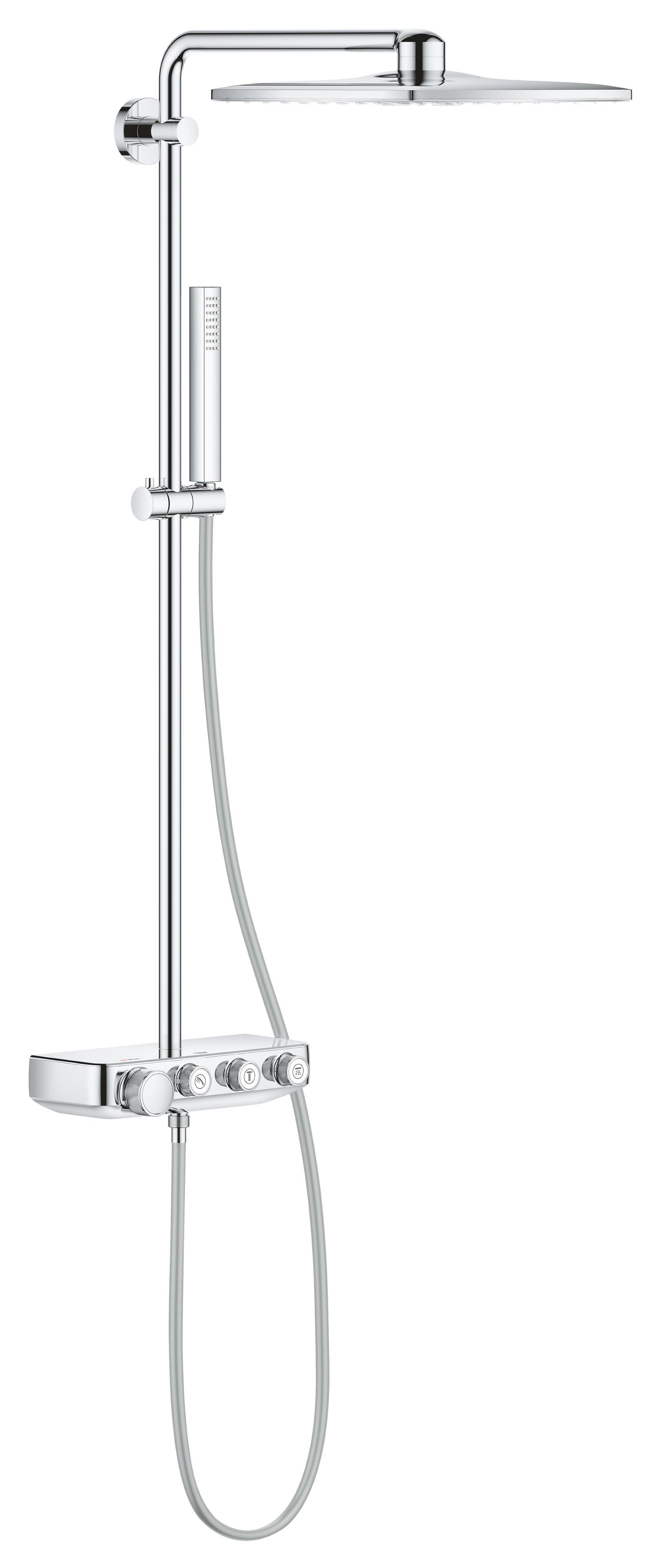 Grohe Euphoria set doccia a parete con termostato con soffione StarLight Chrome 26508000