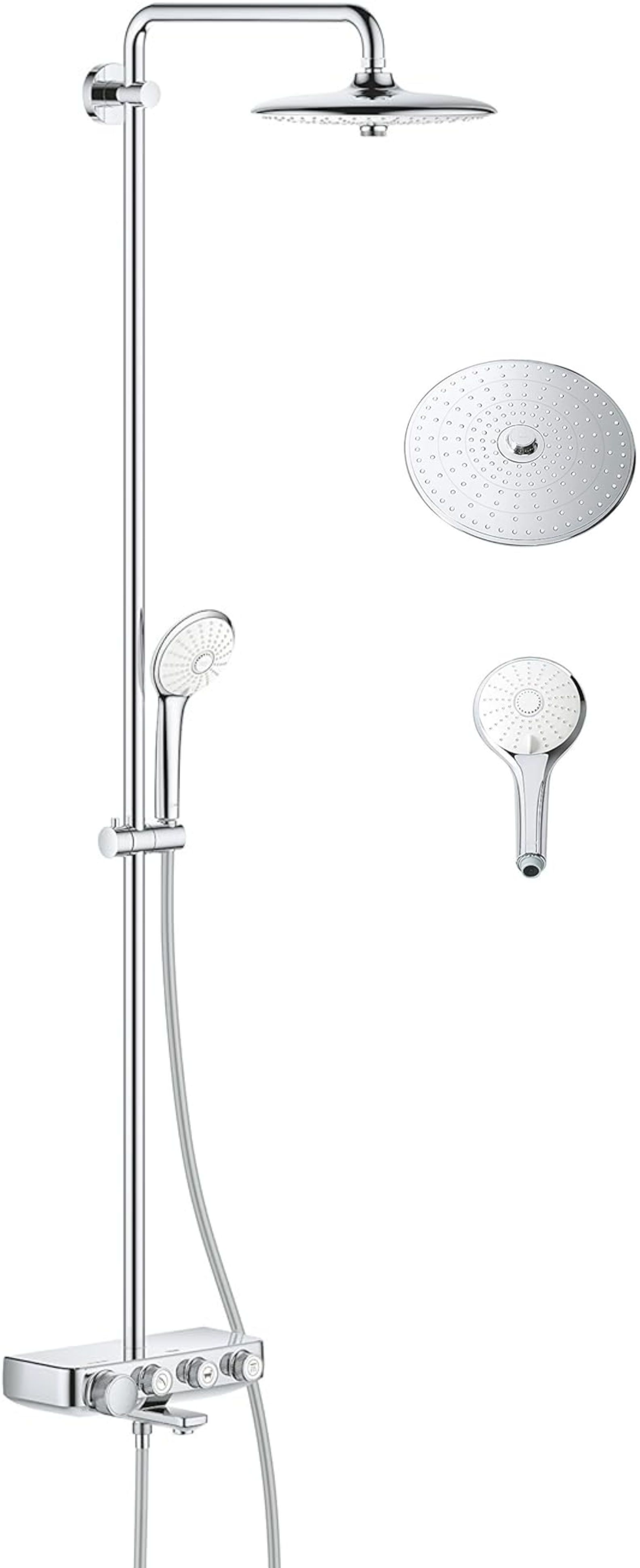 Grohe Euphoria set doccia a parete con termostato con soffione StarLight Chrome 26510000