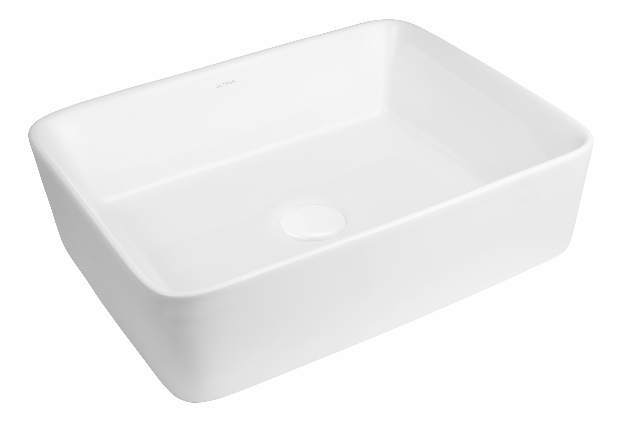 Oltens Forde lavabo 48x37 cm rettangolare da appoggio bianco 40314000