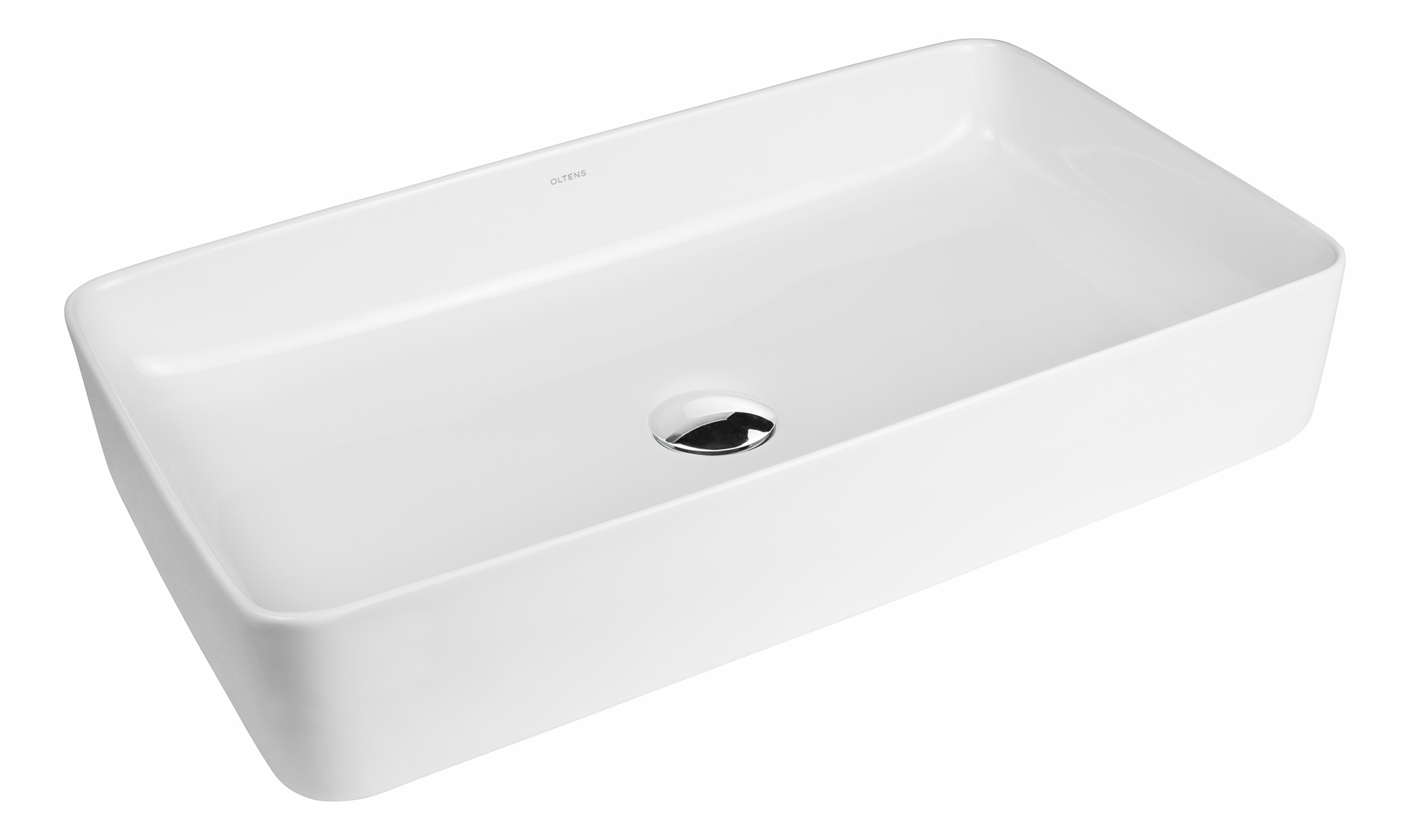 Oltens Solberg lavabo 62x41.5 cm rettangolare da appoggio bianco 40318000