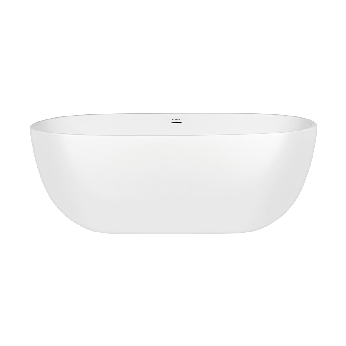 Oltens Stora vasca da bagno freestanding 150x72 cm ovale bianco 12008000