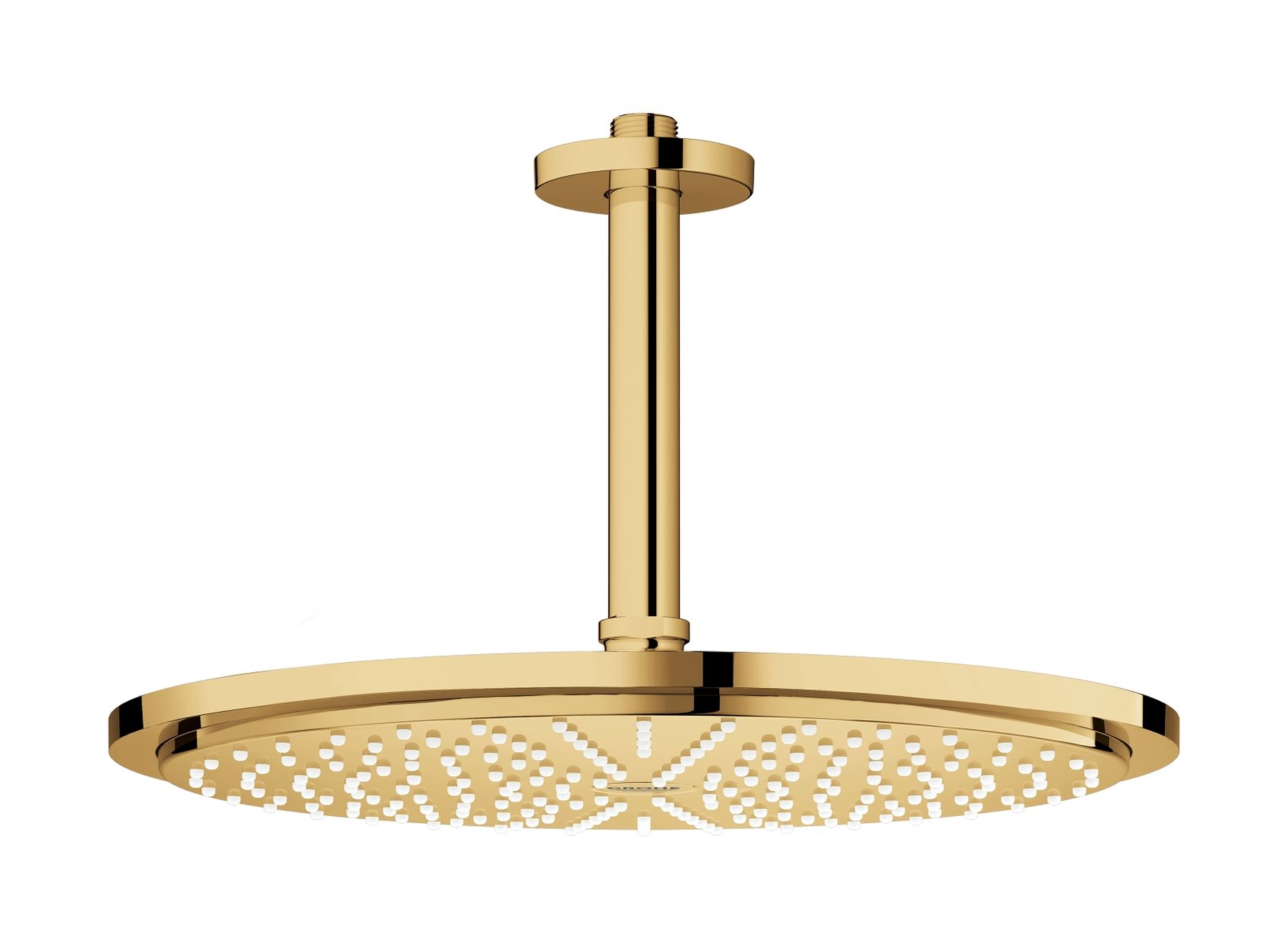 Grohe Rainshower soffione doccia con braccio 31x31 cm rotonda Cool Sunrise 26067GL0