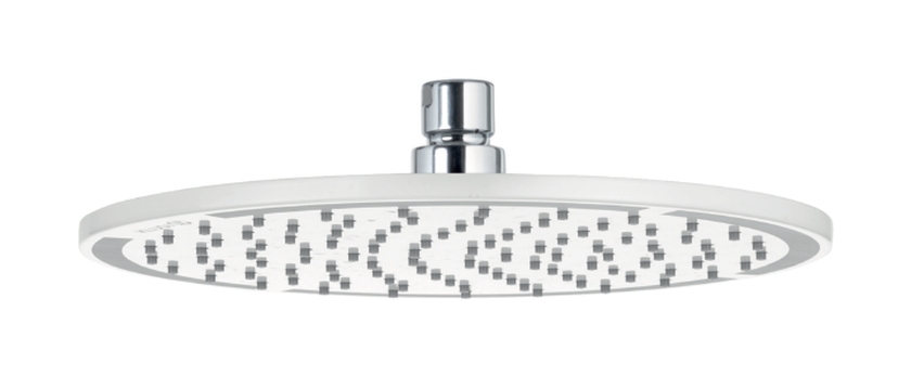 Kludi A-QA soffione doccia 25x25 cm rotonda cromo-bianco 6432591-00
