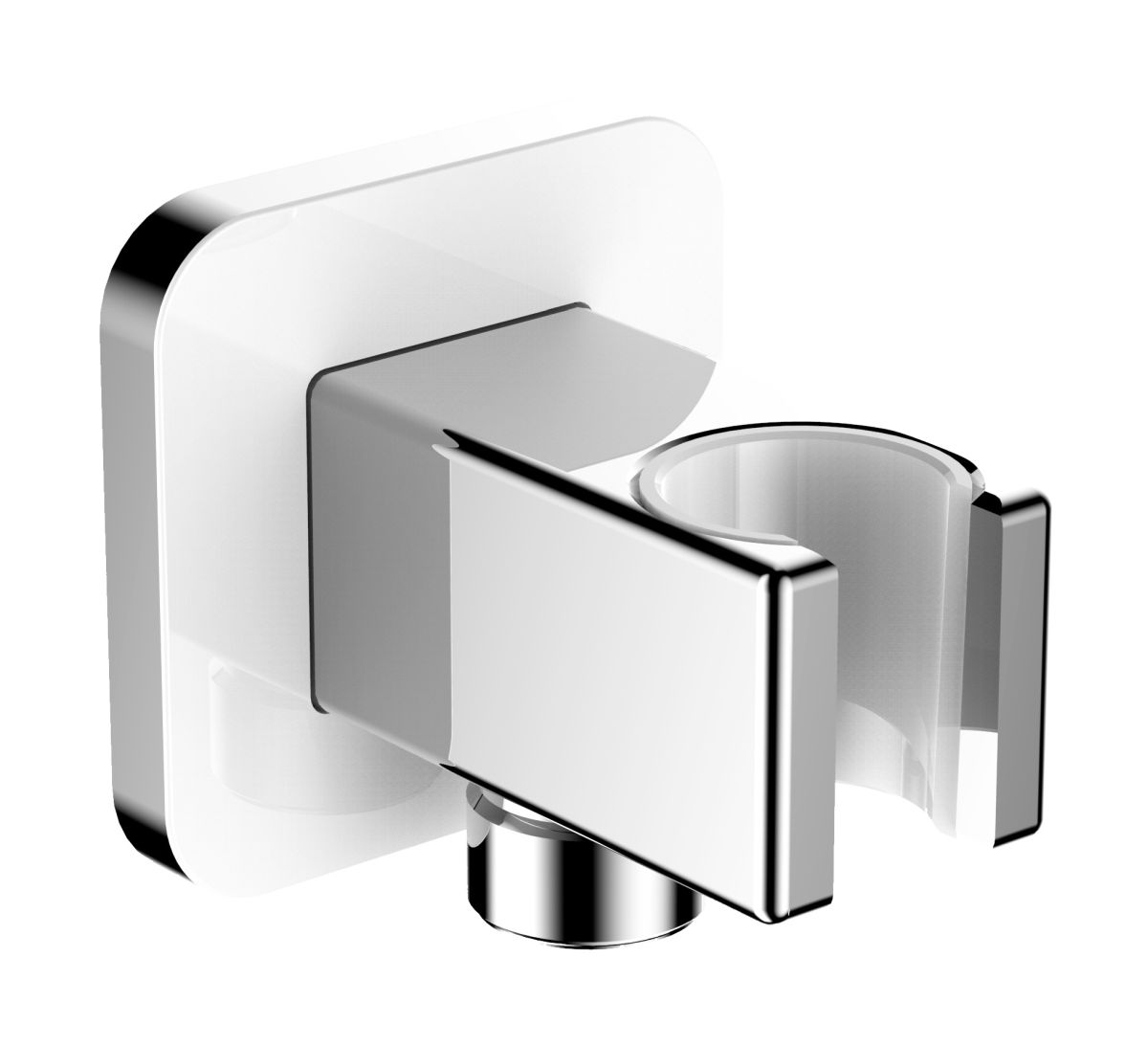 Omnires prese d'acqua con supporto doccetta cromo-bianco 8815CRB