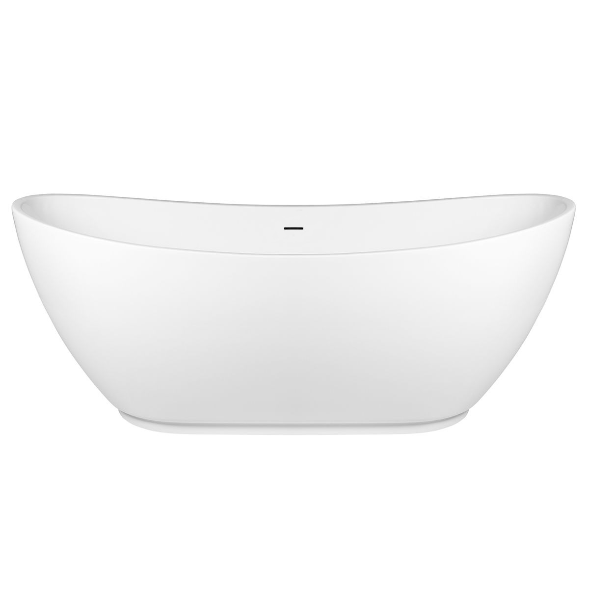 Oltens Folda vasca da bagno freestanding 170x72 cm ovale bianco 12010000