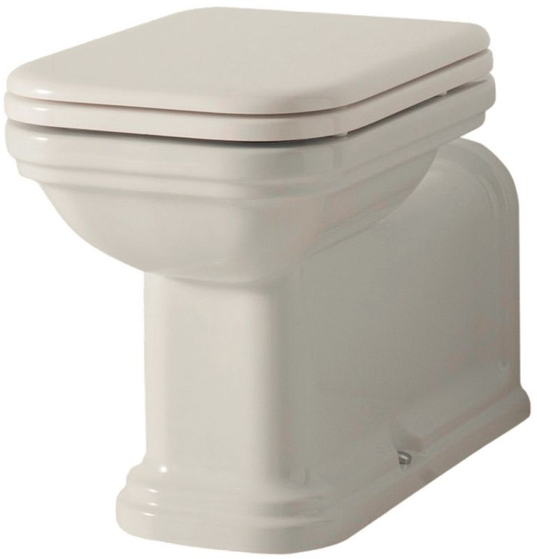 Kerasan Waldorf vaso wc a terra bianco 411601
