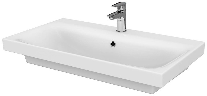 Cersanit Moduo lavabo 80x45 cm rettangolare a parete-da mobile bianco K116-013