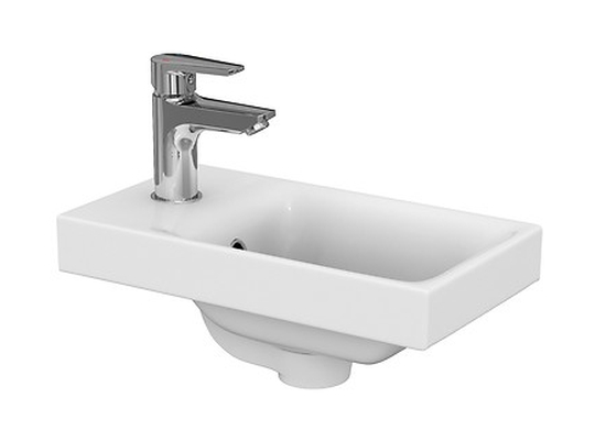 Cersanit Moduo lavabo 40x22 cm rettangolare da mobile bianco lucida K116-016