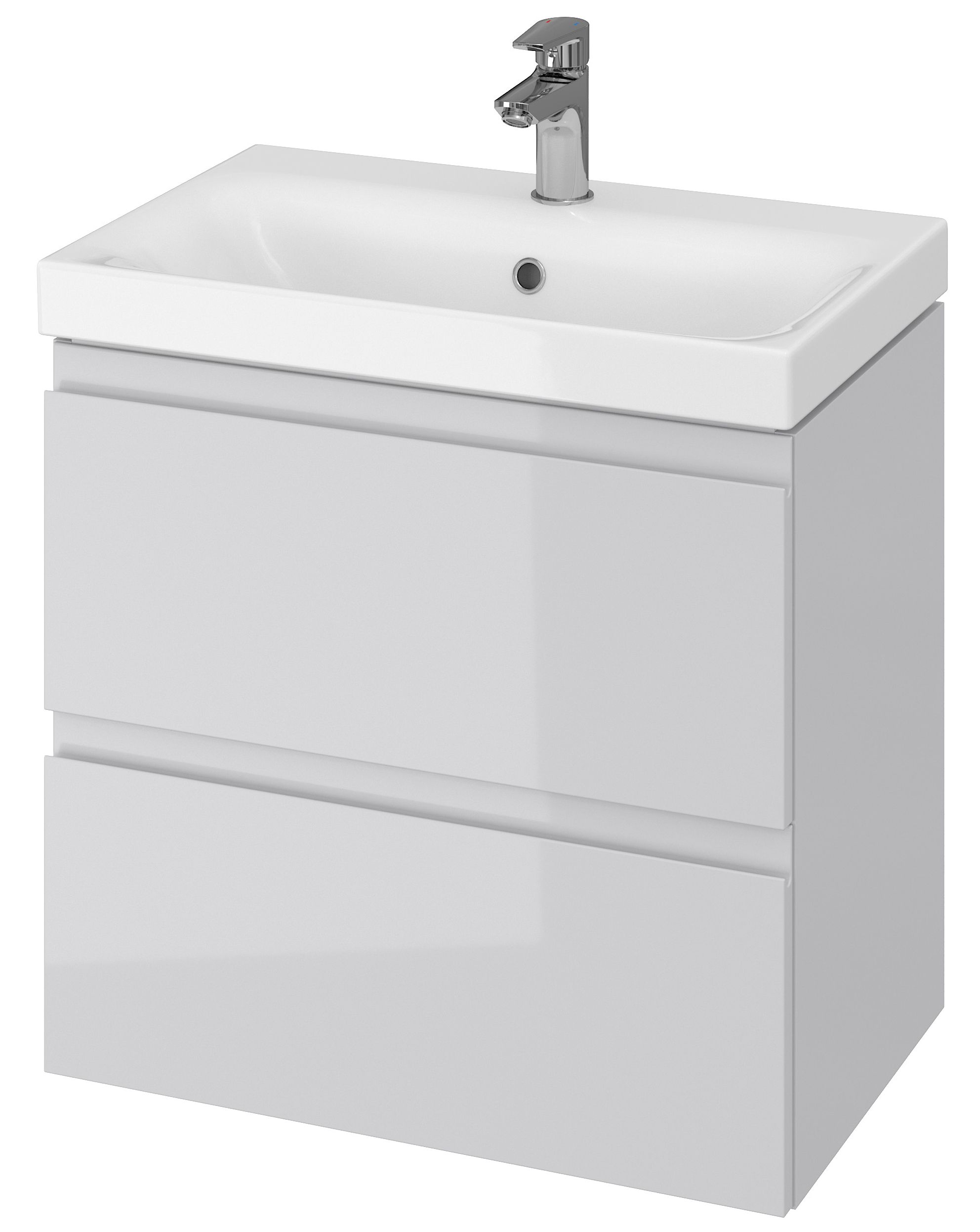 Cersanit Moduo armadietto 59.5x37.5x57 cm sottolavabo sospeso grigio S929-003