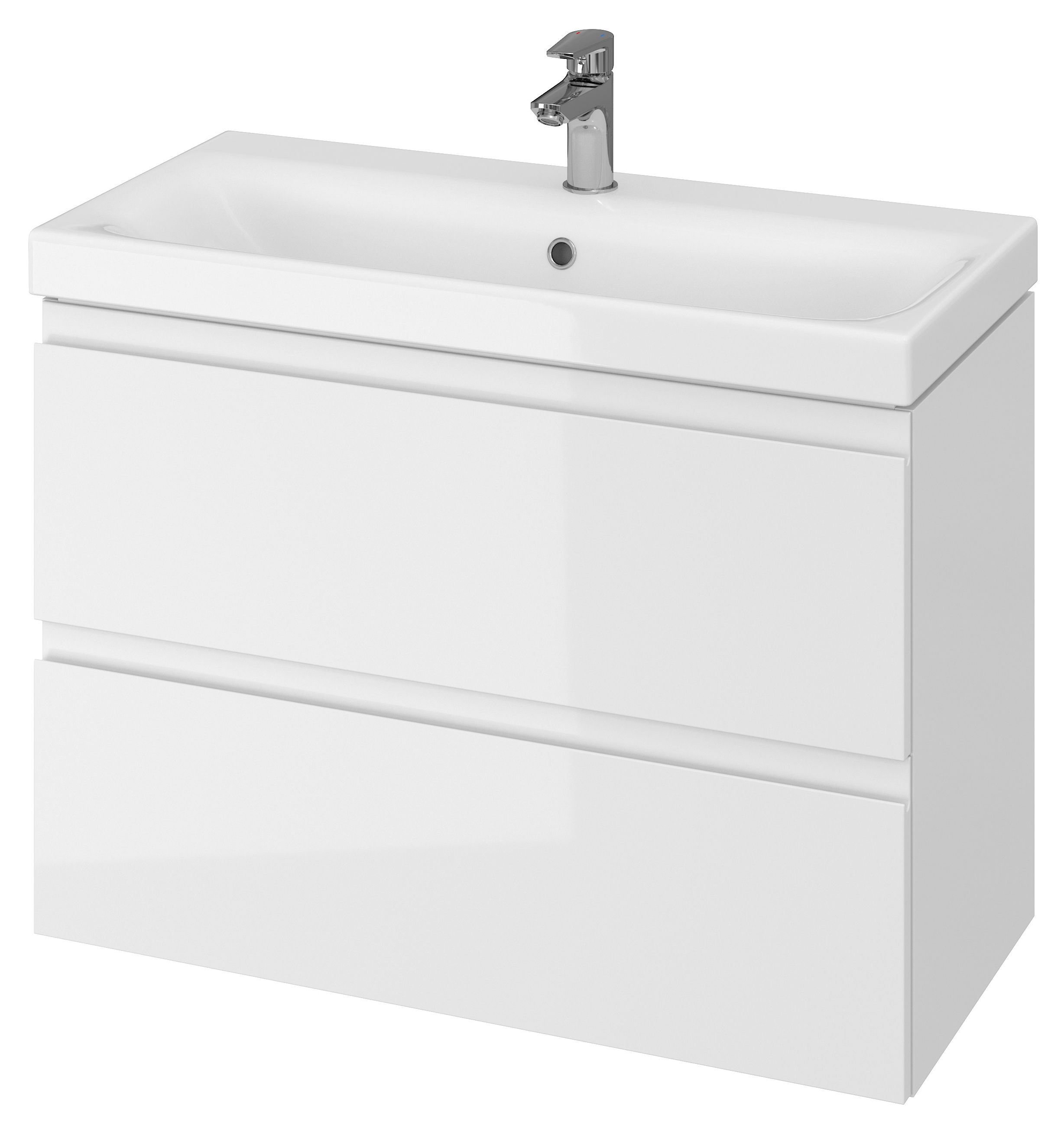 Cersanit Moduo armadietto 79.5x37.5x57 cm sottolavabo sospeso bianco S929-002