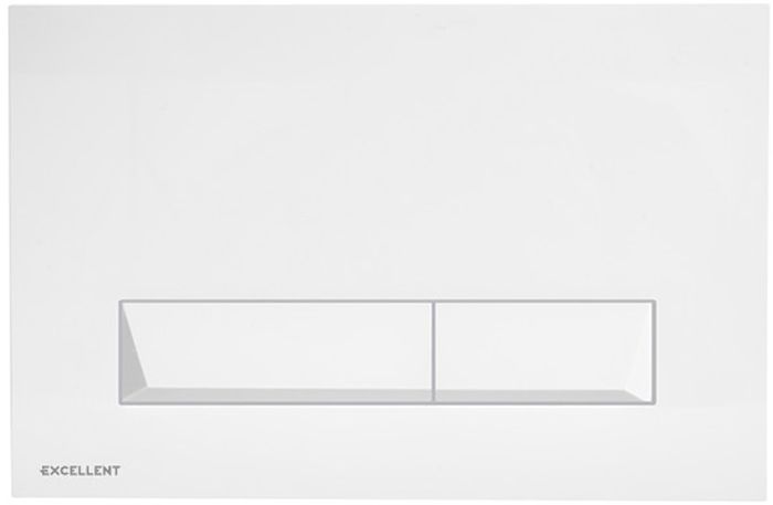 Excellent Platto placca di comando per WC bianco INEX.PL230.150.WH