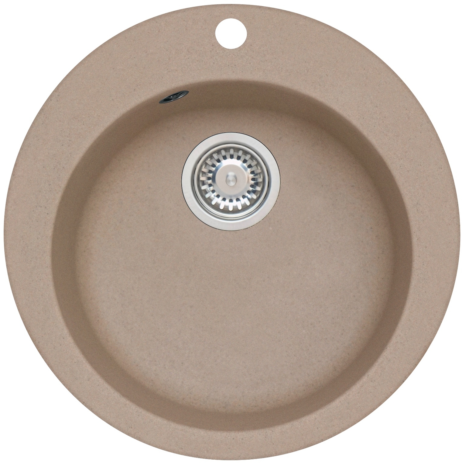 Genesis Boogie lavello in granito 50.5x50.5 cm beige 9811055