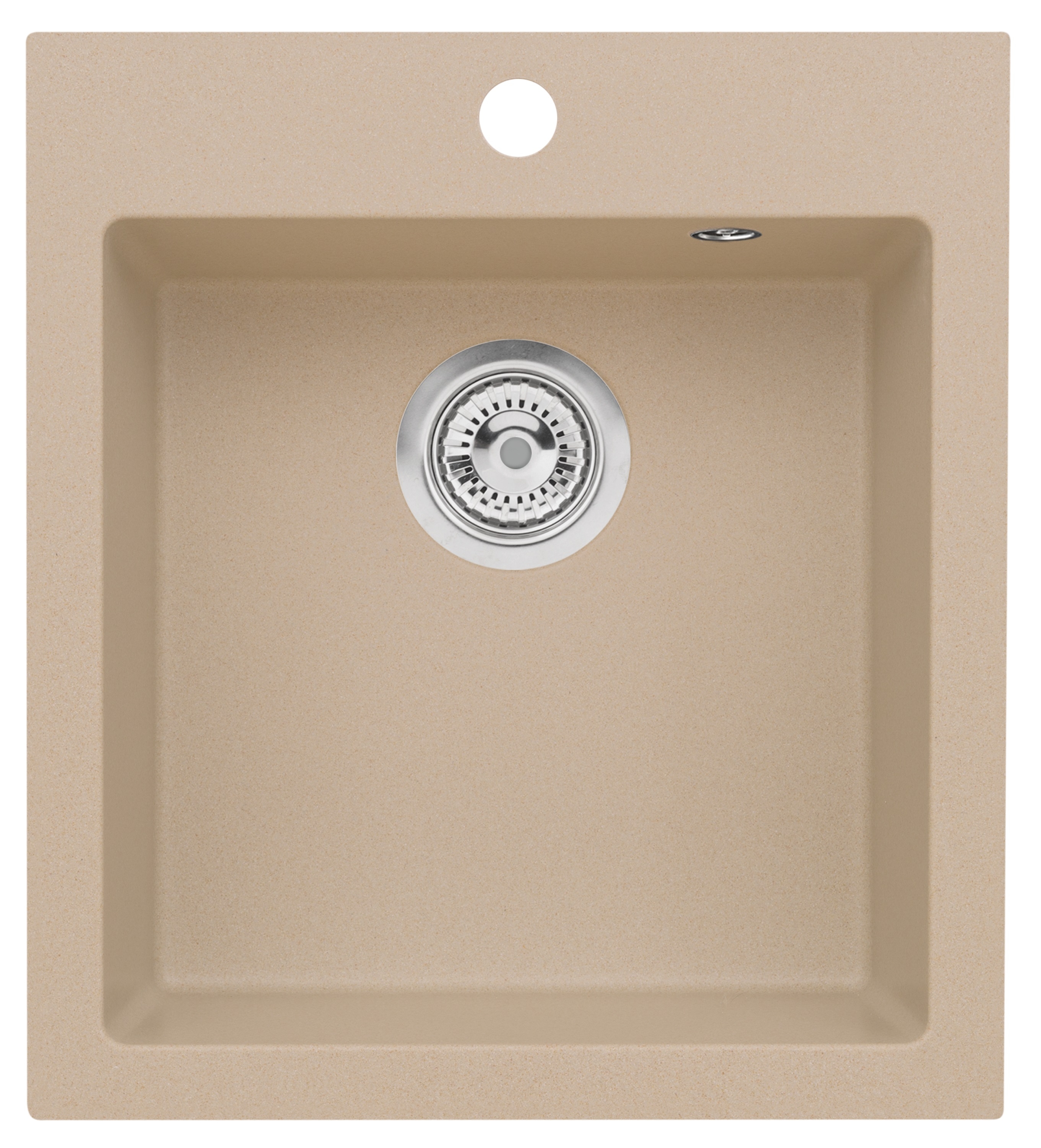 Genesis Boogie lavello in granito 50x45 cm beige 9812055