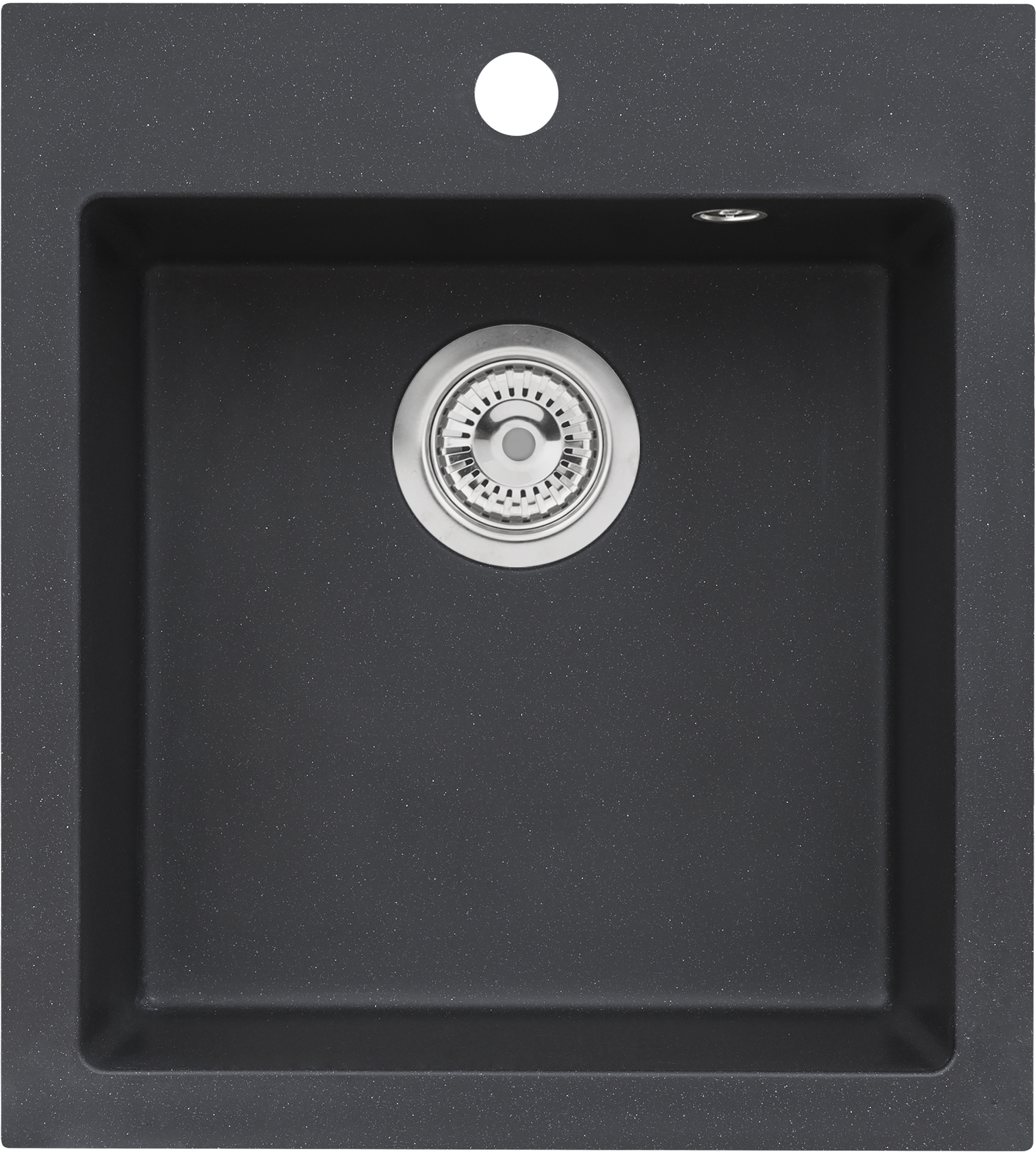 Genesis Boogie lavello in granito 50x45 cm nero 9812091