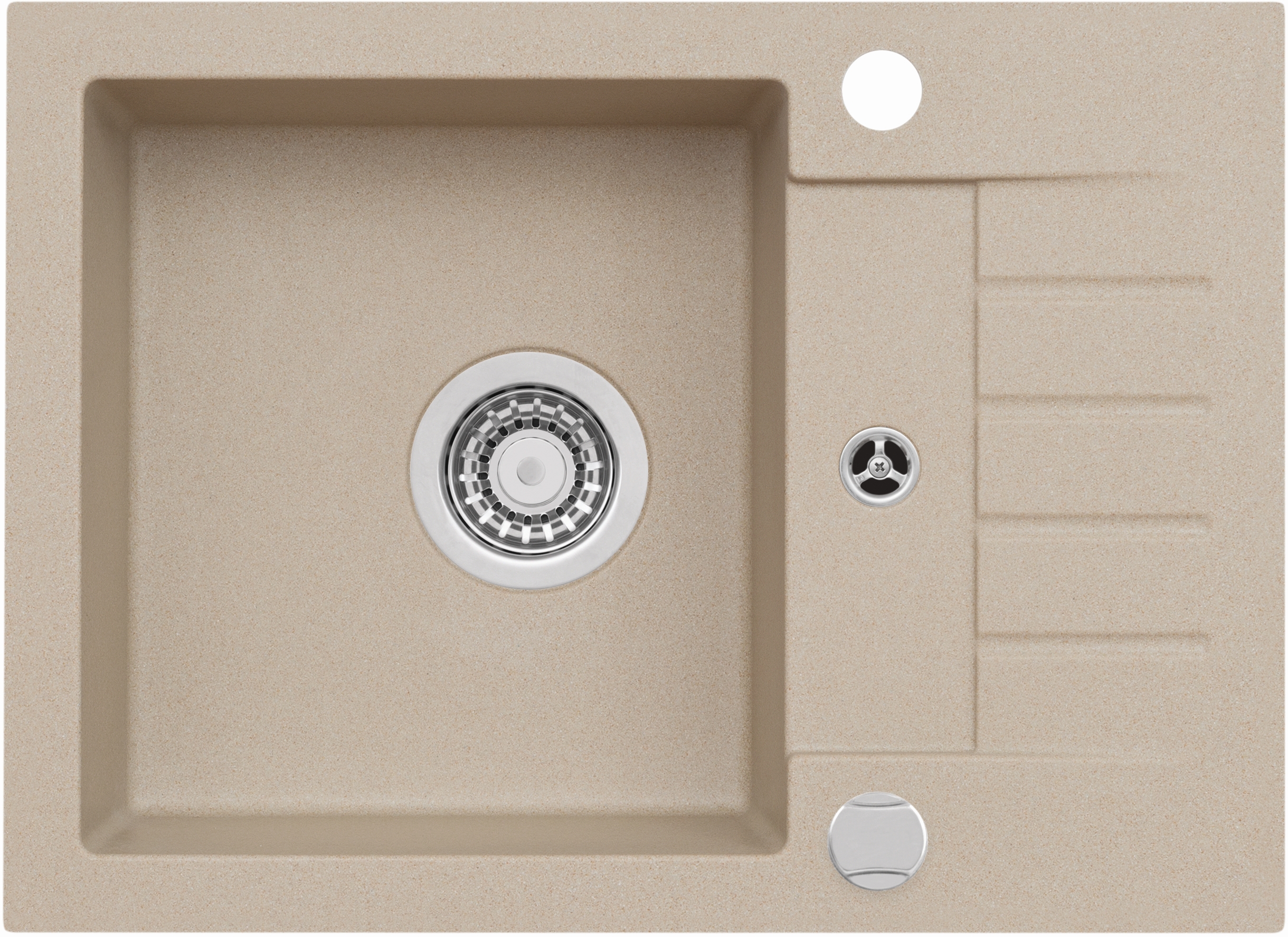 Genesis Amaro lavello in granito 58x42 cm beige 9913355