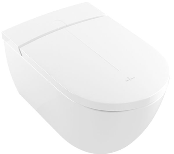 Villeroy & Boch ViClean vaso con sedile bidet sospeso senza brida bianco V0E100R1