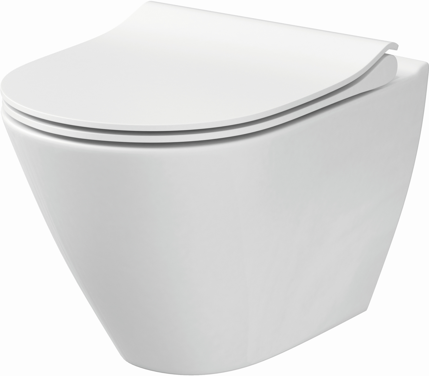 Cersanit City vaso wc con copriwater a discesa lenta sospeso si bianco K701-104