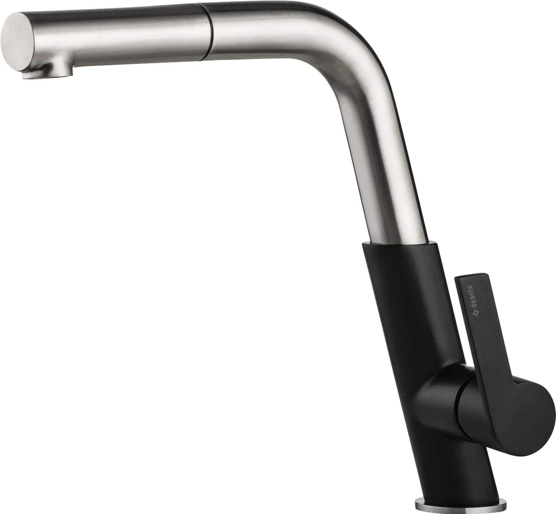 Deante Silia rubinetto da cucina verticale acciaio inossidabile-nero BQS_B730