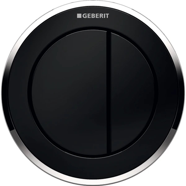 Geberit Typ 10 placca di comando per WC cromo lucido-nero 116.057.KM.1