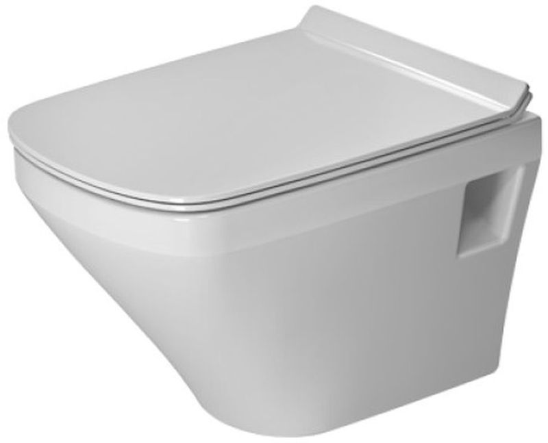 Duravit DuraStyle vaso wc con copriwater a discesa lenta sospeso senza brida bianco 45710900A1