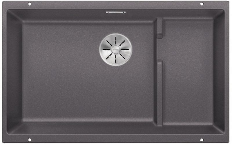 Blanco Subline 700-U Level lavello in granito 70x40 cm grigio/grafite/inox 523539