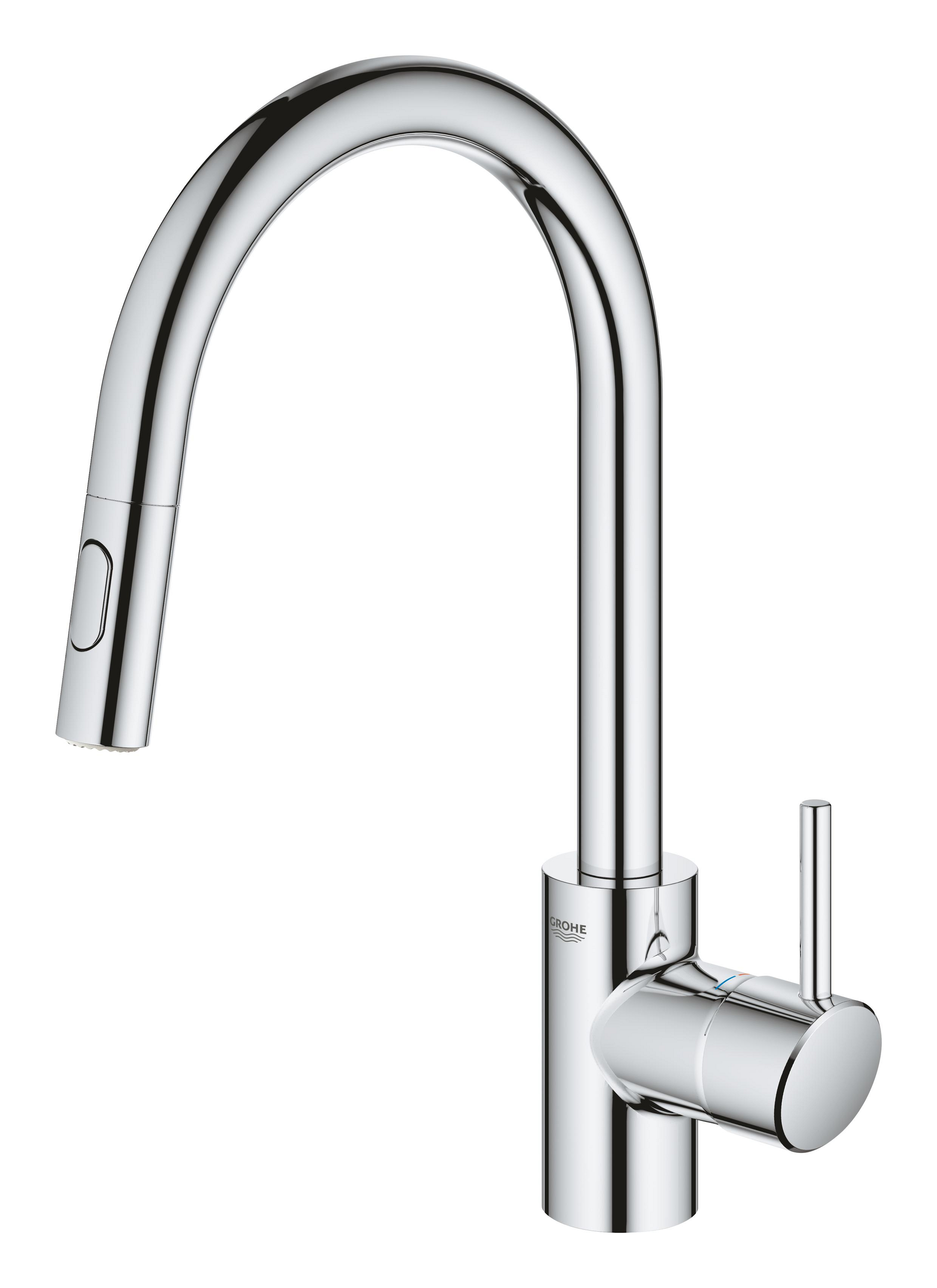 Grohe Concetto rubinetto da cucina verticale StarLight Chrome 31483002