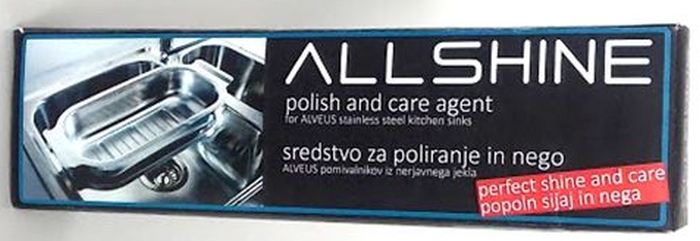 Alveus Allshine detergente per lavelli in acciaio 150 ml 1111572