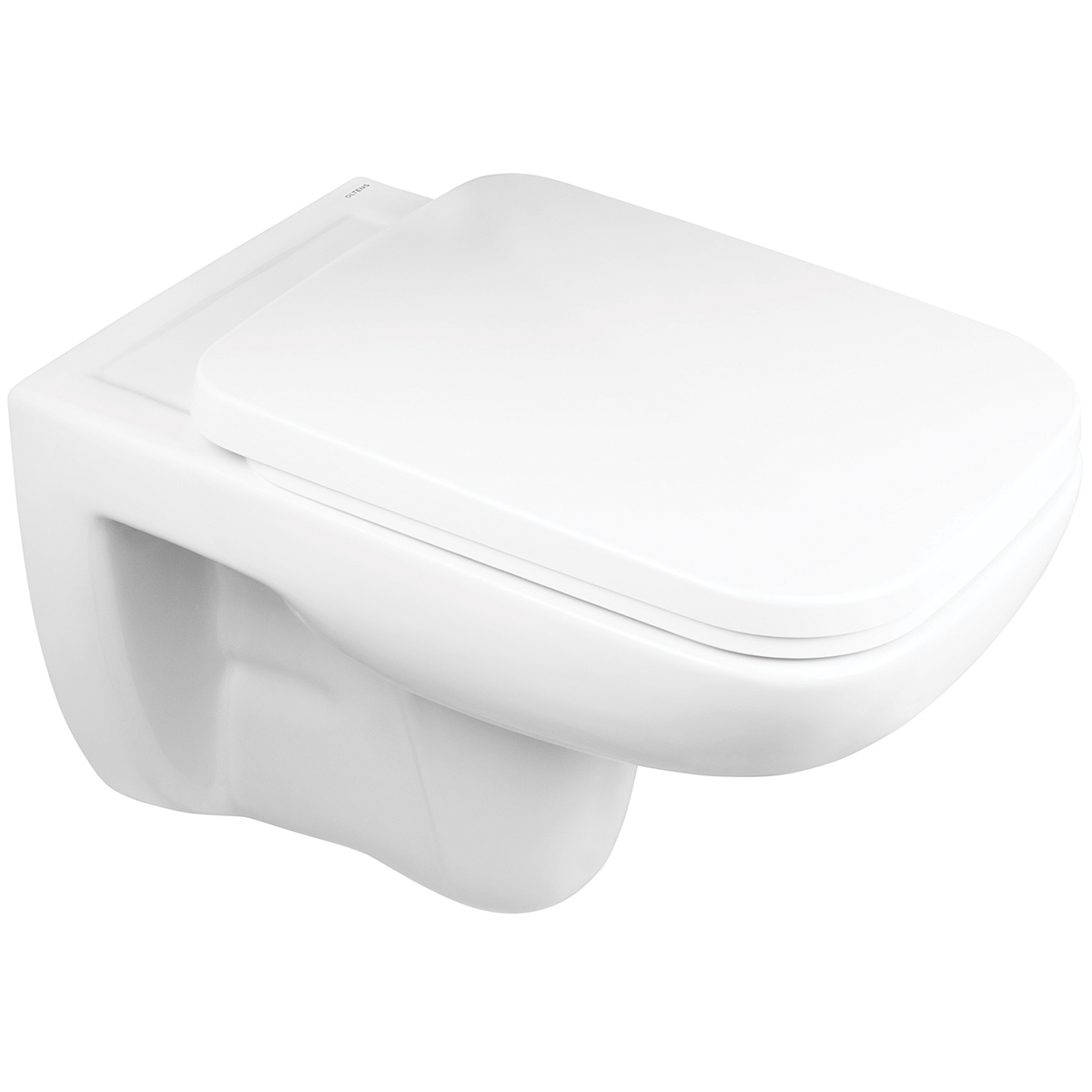 Oltens Ribe vaso wc con copriwater a discesa lenta sospeso senza brida bianco lucida 42010000