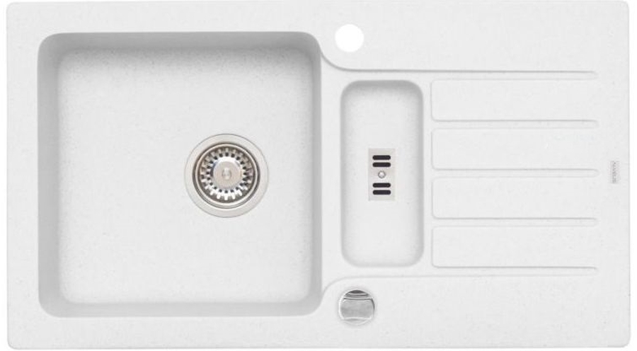 Alveus Niagara lavello in granito 78x43.5 cm bianco 1127011