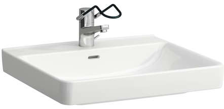 Laufen Pro Liberty lavabo 60x55 cm rettangolare a parete per disabili bianco H8119500001041