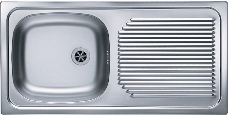 Alveus Basic lavello in acciaio 86x43.5 cm acciaio 1008843