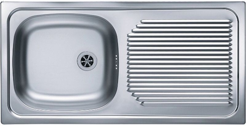Alveus Basic lavello in acciaio 86x44 cm 1009181