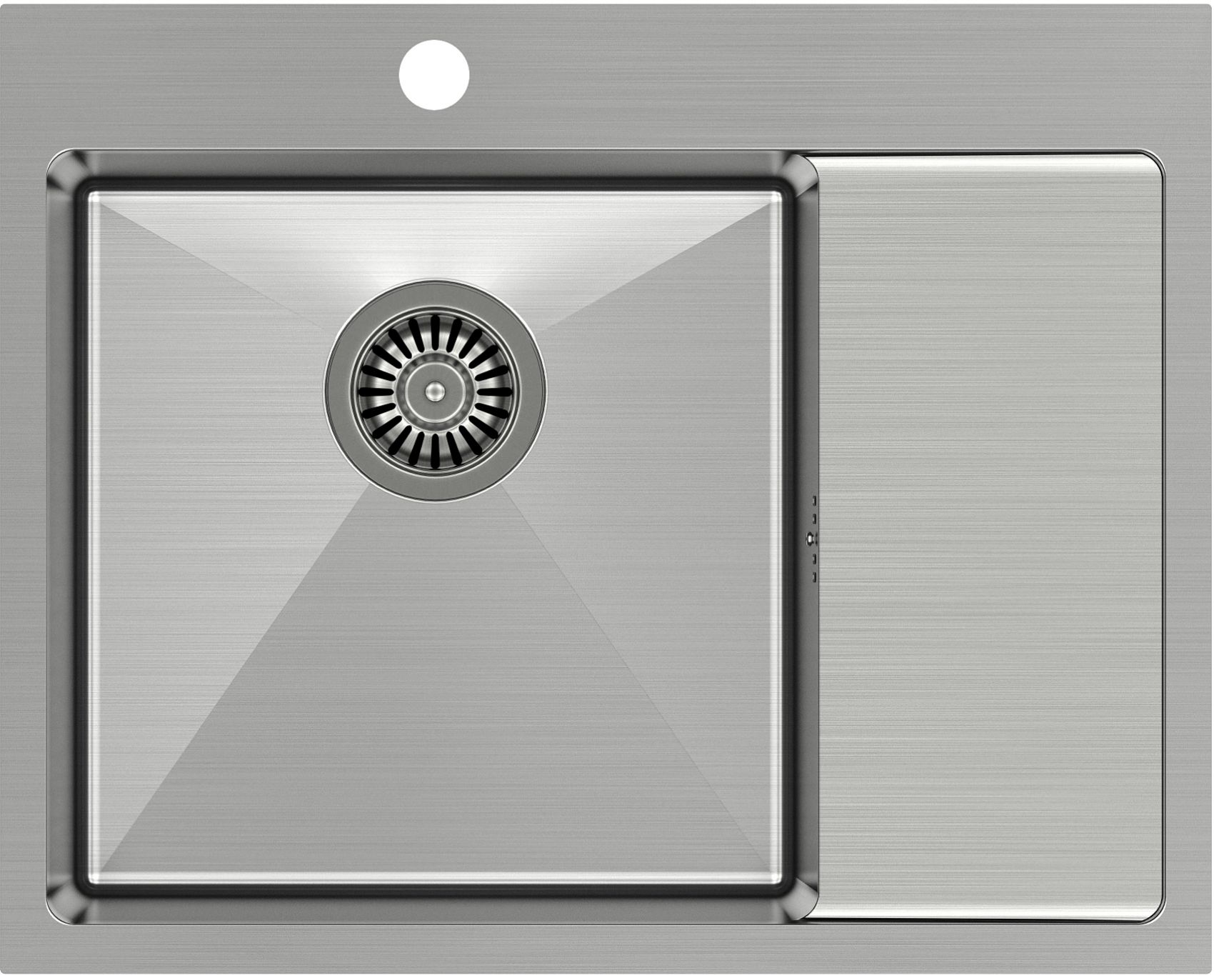 Quadron Russel lavello in acciaio 62x48 cm HB7911BS