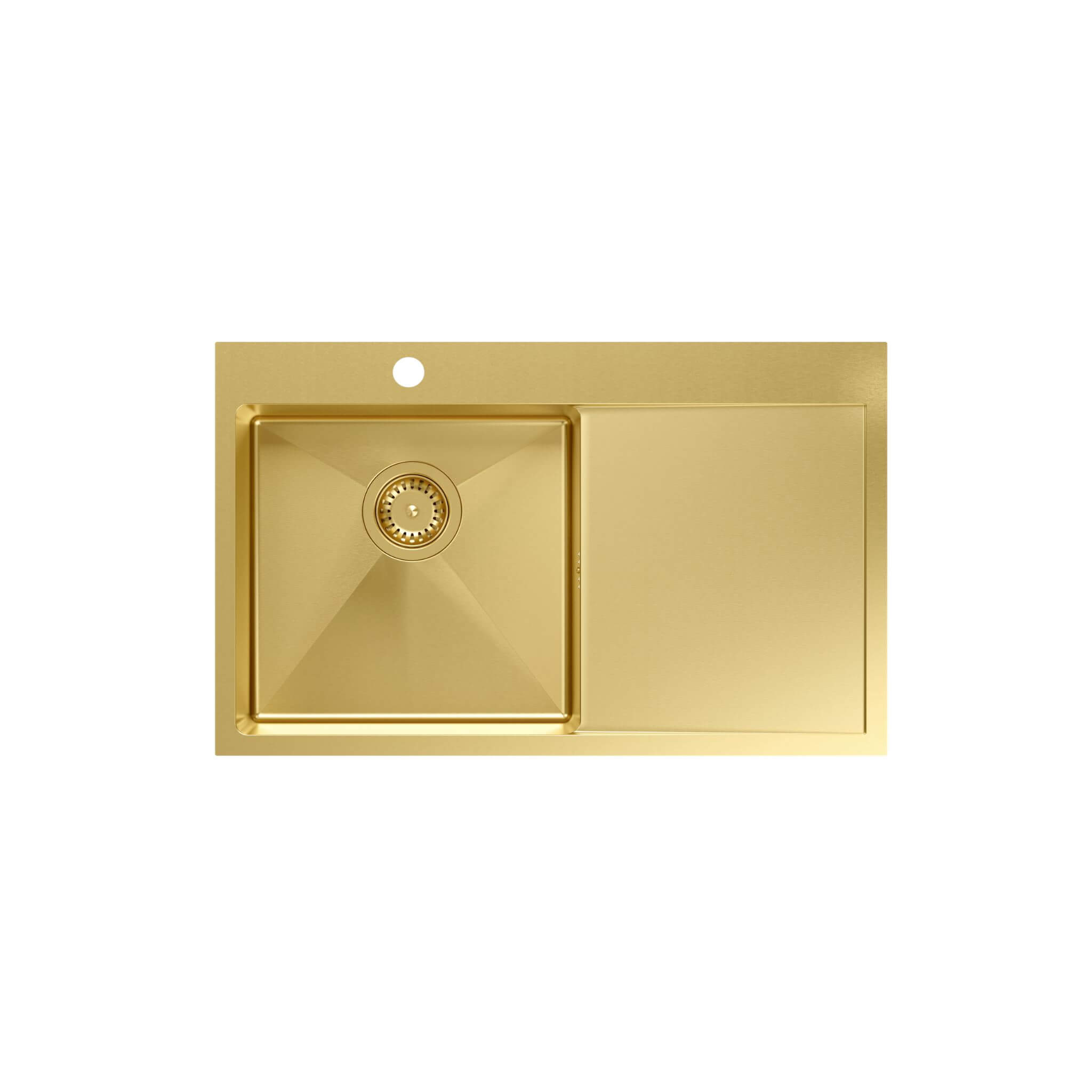 Quadron Russel lavello in acciaio 78x48 cm oro HB7912PVDBSG1