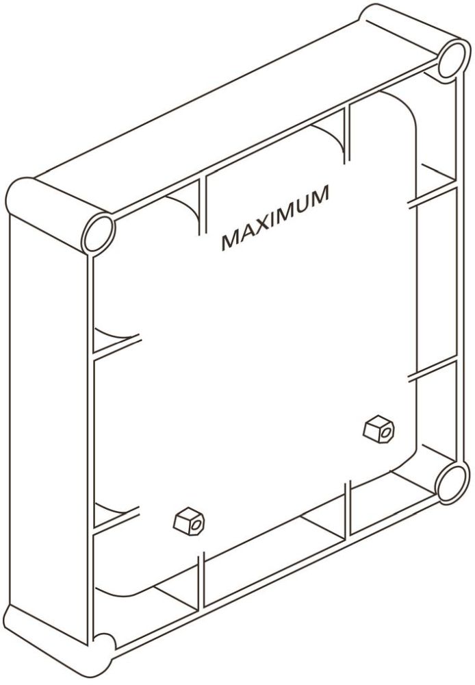 Ideal Standard rubinetto d'arresto a incasso A3795NU