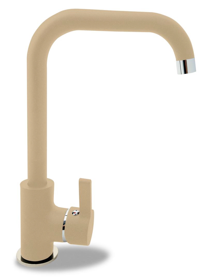 Pyramis SIlvio rubinetto da cucina verticale beige 090923338