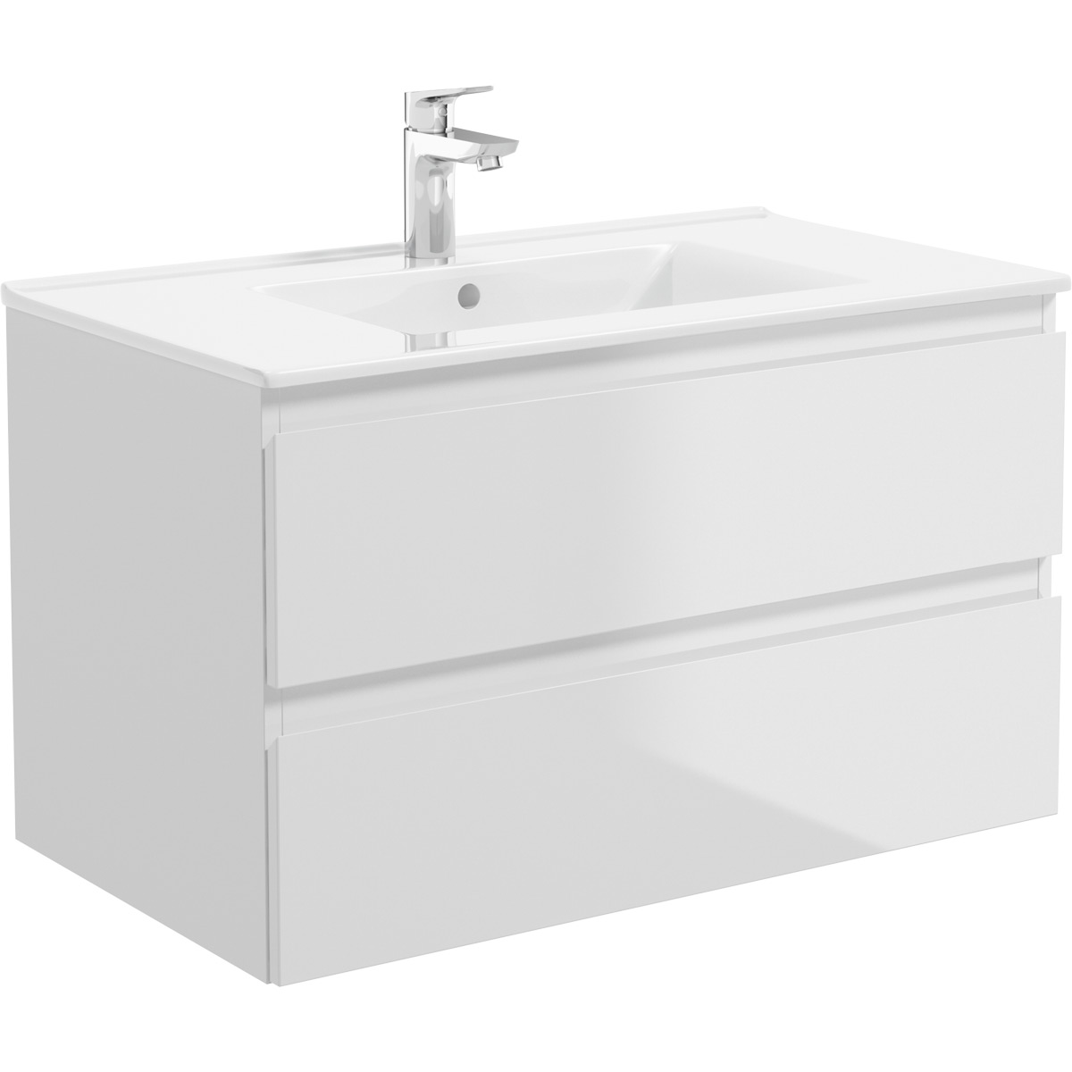 Oltens Vernal lavabo 81x46 cm rettangolare da mobile bianco 41206000
