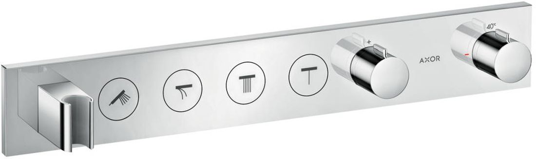 Axor ShowerSolutions rubinetto per vasca e doccia da incasso con termostato cromo 18357000