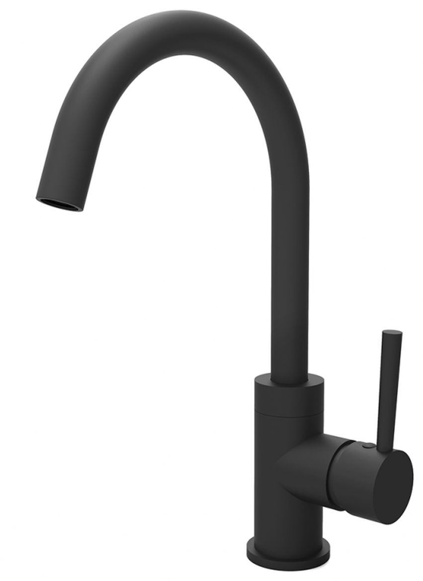 Besco Illusion rubinetto per lavabo verticale nero BU-II-CZ