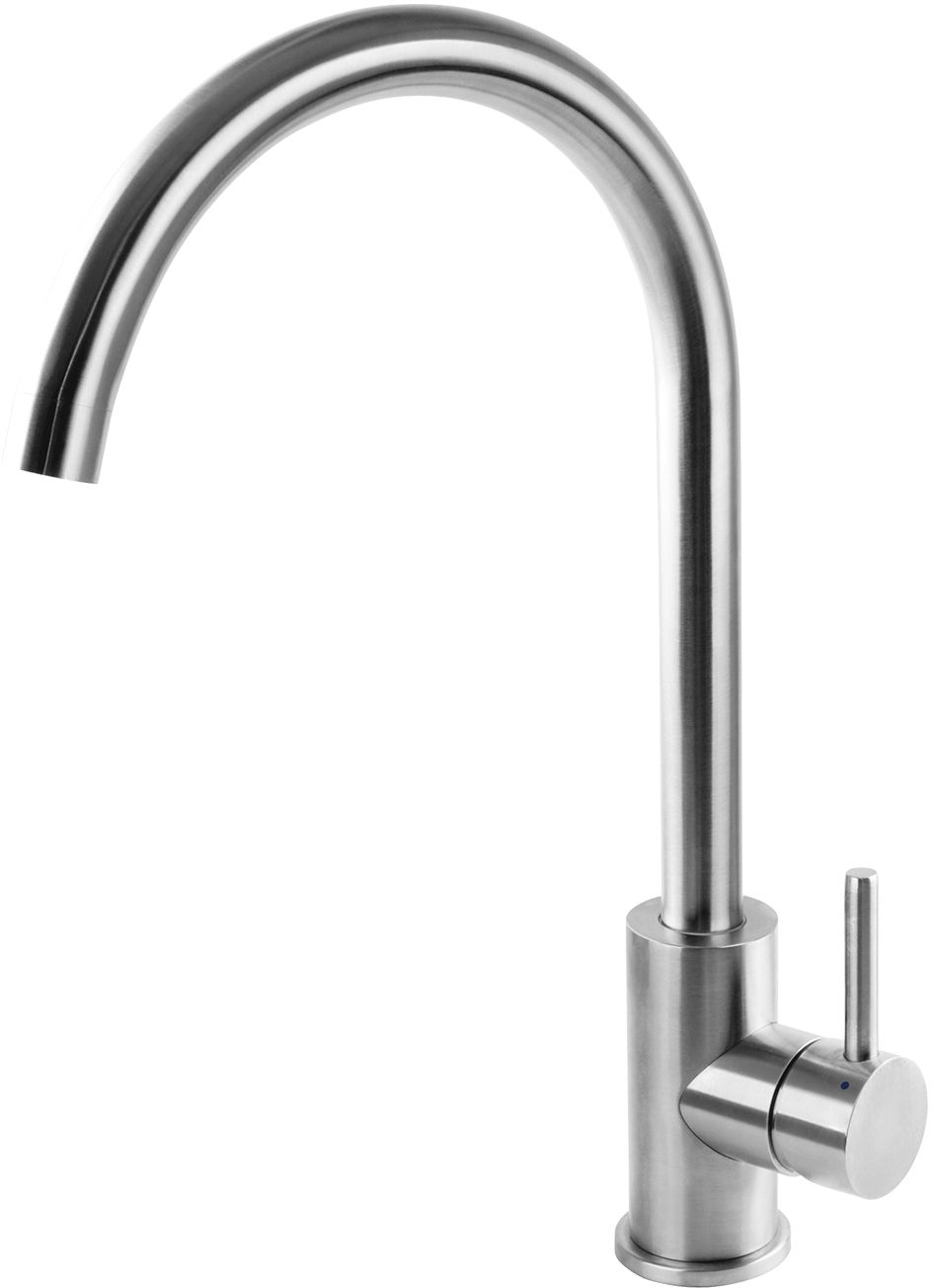 Omnires Albany rubinetto da cucina verticale inox AB1450IN