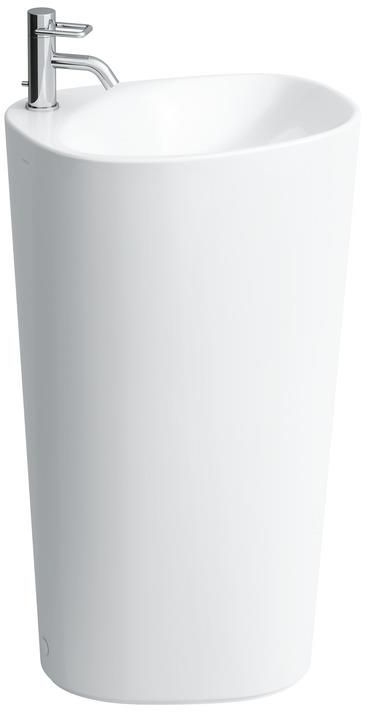 Laufen lavabo 52.5x40 cm ovale freestanding bianco H8118030001041