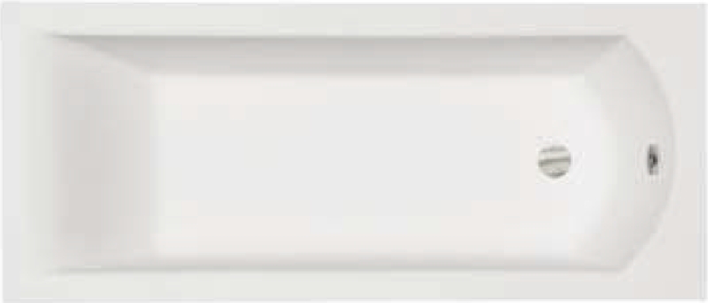 Besco Shea Slim vasca da bagno rettangolare slim 159x70 cm bianco #WAS-160-SL