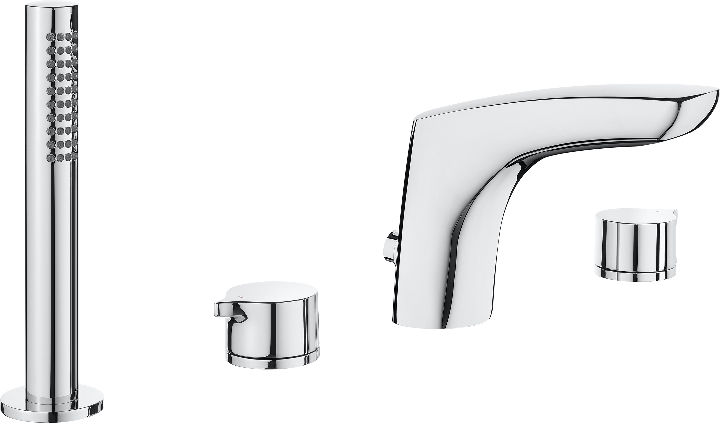 Roca Insignia rubinetto per vasca e doccia bordo vasca cromo A5A183AC00