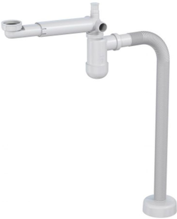 Roca sifone per lavabo a tubo bianco A858B48000